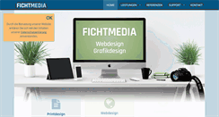 Desktop Screenshot of fichtmedia.de